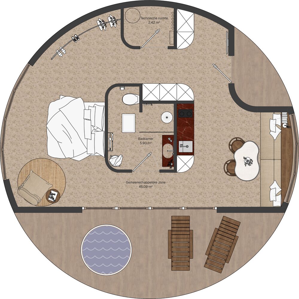 Grondplan Cocoon